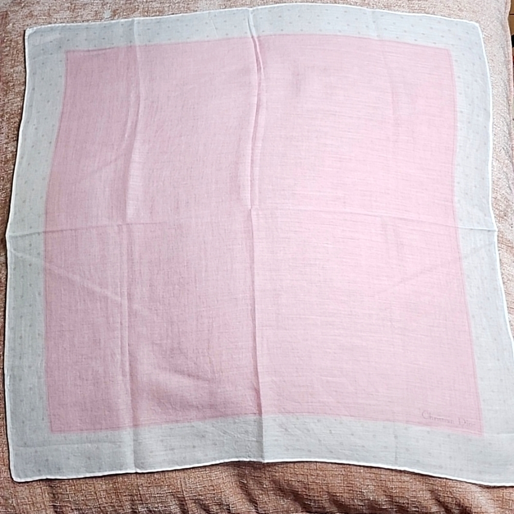 Christian Dior 💯 Authentic Handkerchief Cotton